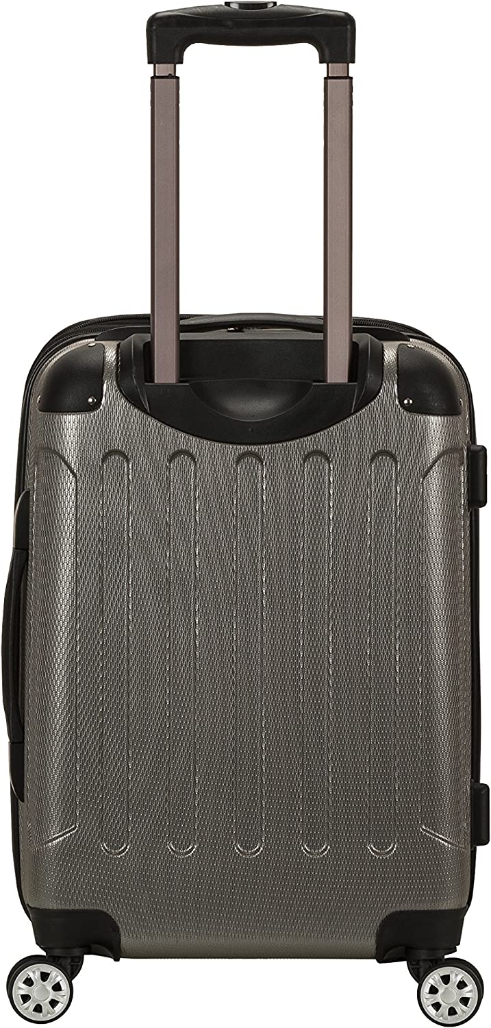Rockland London Hardside Spinner Wheel Luggage, Mint, Carry-On 20-Inch - Image 3